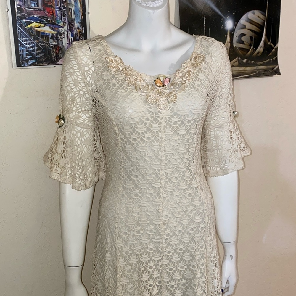 Cream Cotton Dress